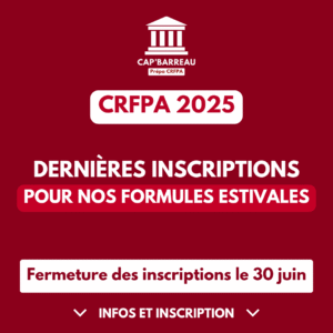 Inscriptions crfpa 25
