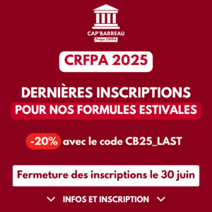 Inscriptions crfpa 25