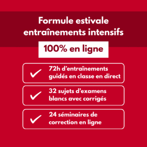 Formule estivale entraînements intensifs