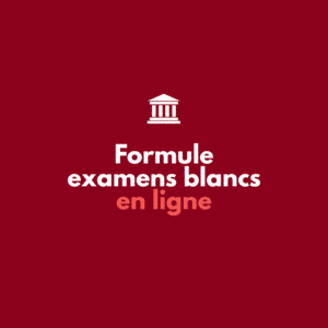 Formule examens blancs