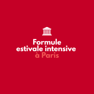 Formule estivale intensive à Paris