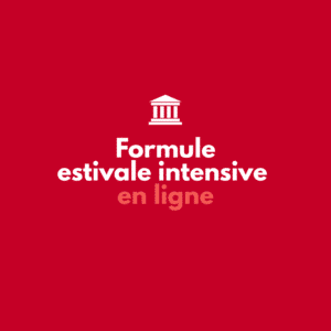 Formule estivale intensive en ligne