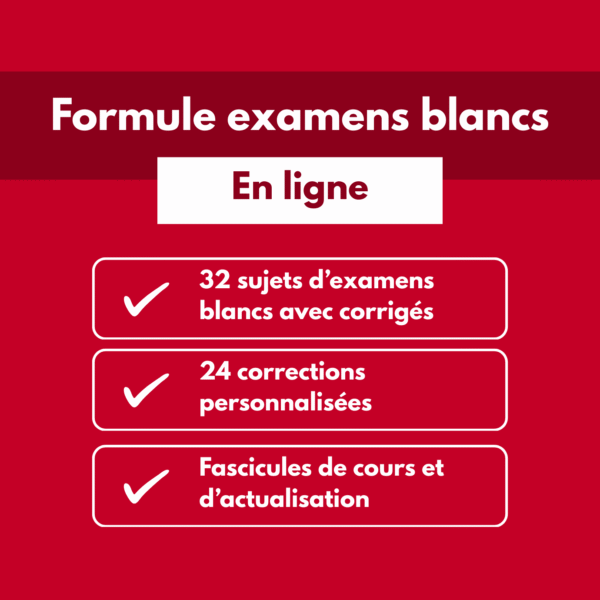 Formule examens blancs CRFPA