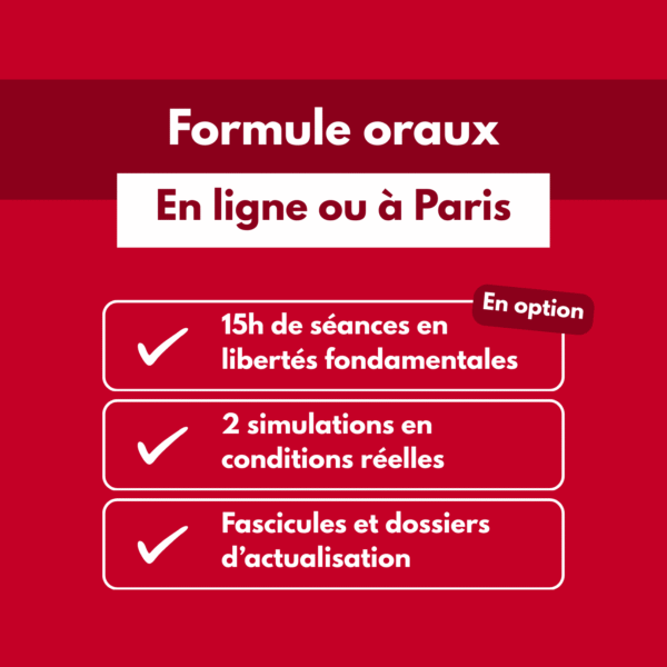 Formule oraux