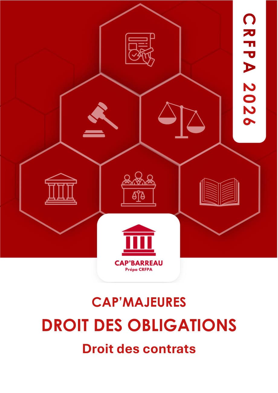 Couverture du fascicule Cap'Majeures, droit des obligations