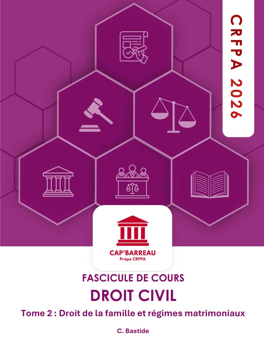 Couverture du fascicule Droit de la famille et régimes matrimoniaux, tome 2