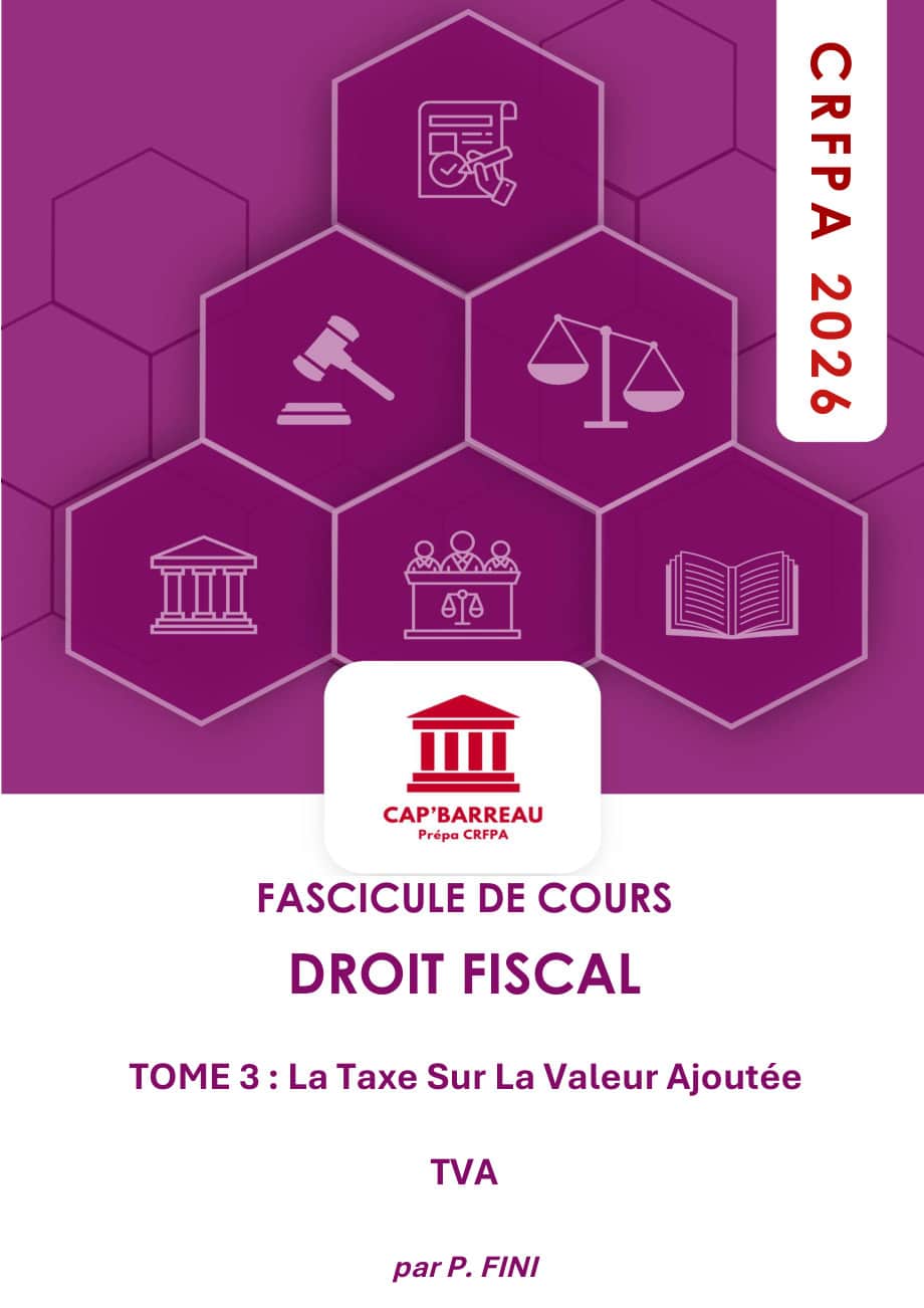 Couverture du fascicule La TVA, tome 3